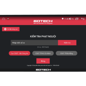 Màn Hình Ô Tô Thông Minh Gotech GC6 1 phat nguoi